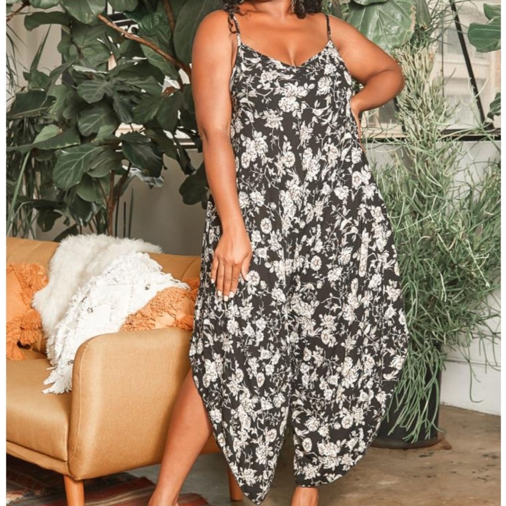 Harem leg jumpsuit